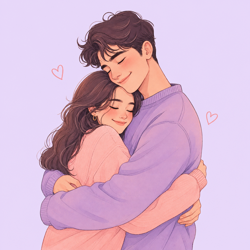 Couple illustration example