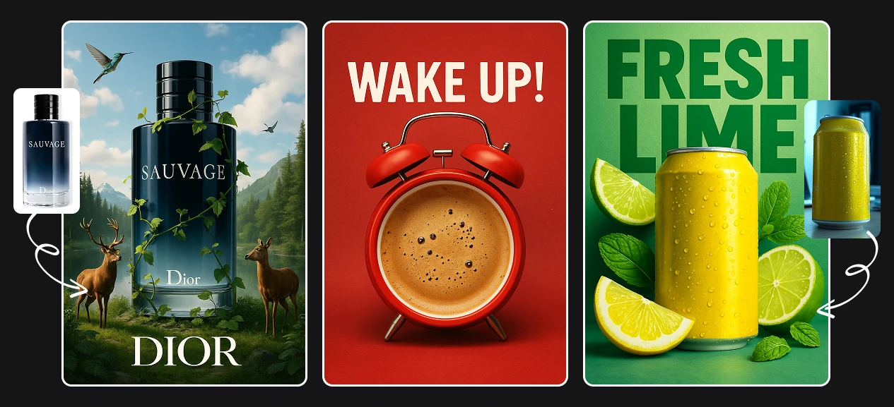 AI product ad photo marketing