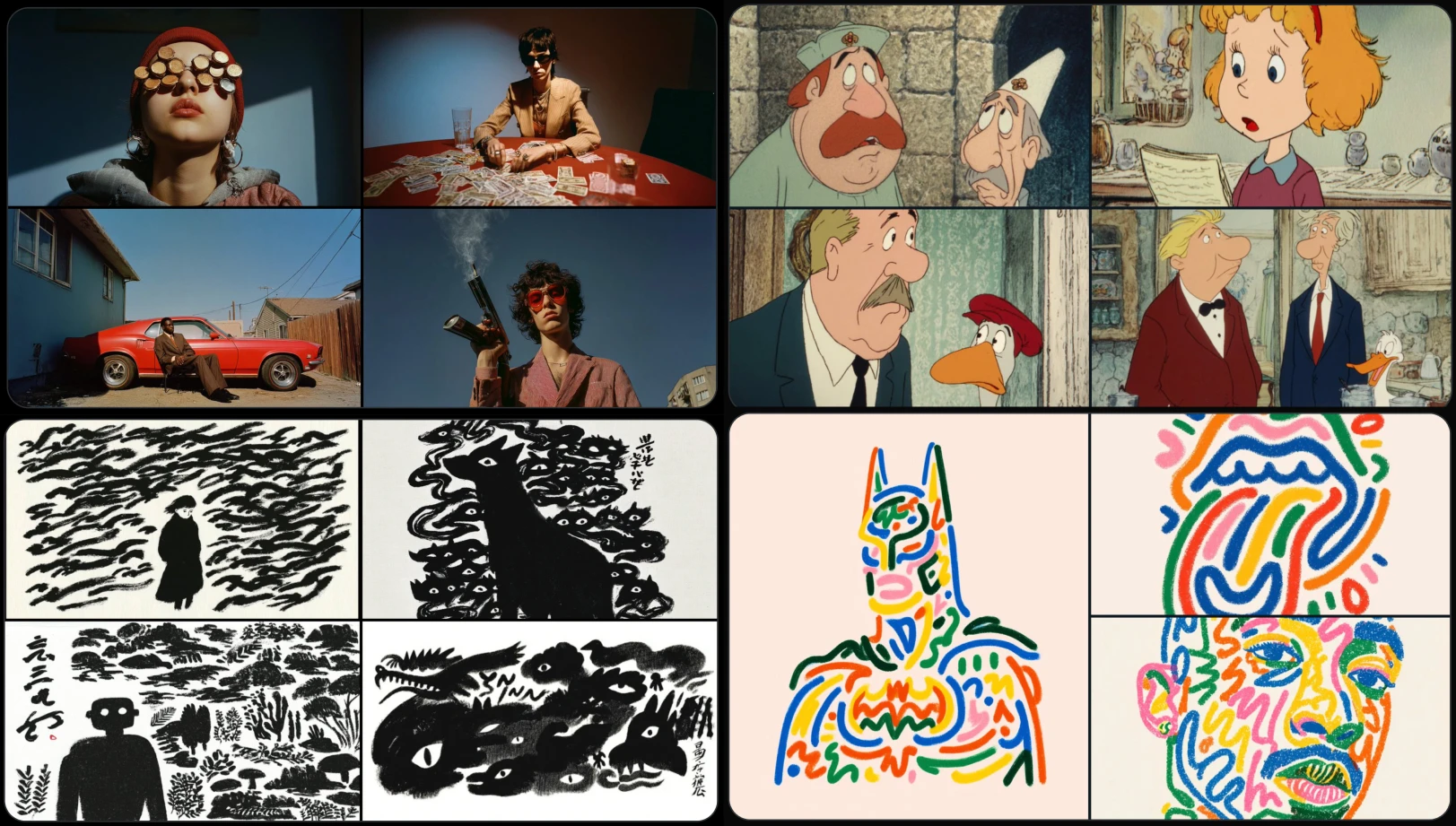 AI artificial studio midjourney sref