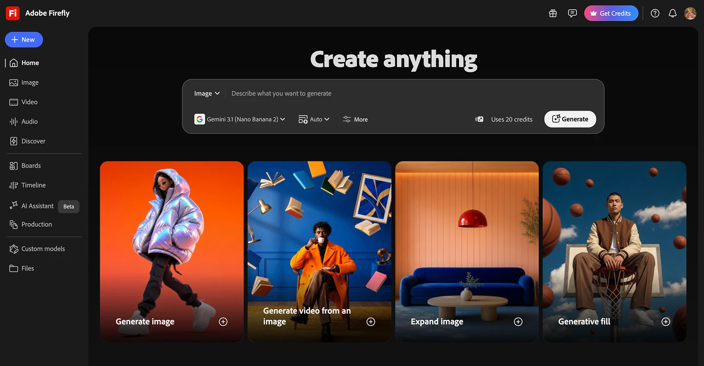 best all-in-one AI creative platforms in 2026 adobe firefly