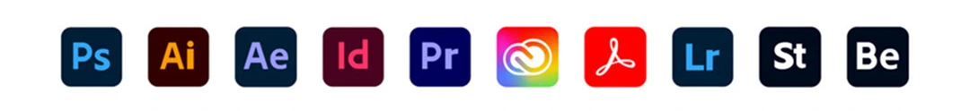 Adobe logos products