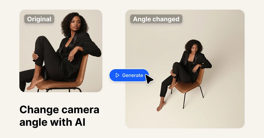 Change camera angle with AI | Artificial Studio | ArtificialStudio