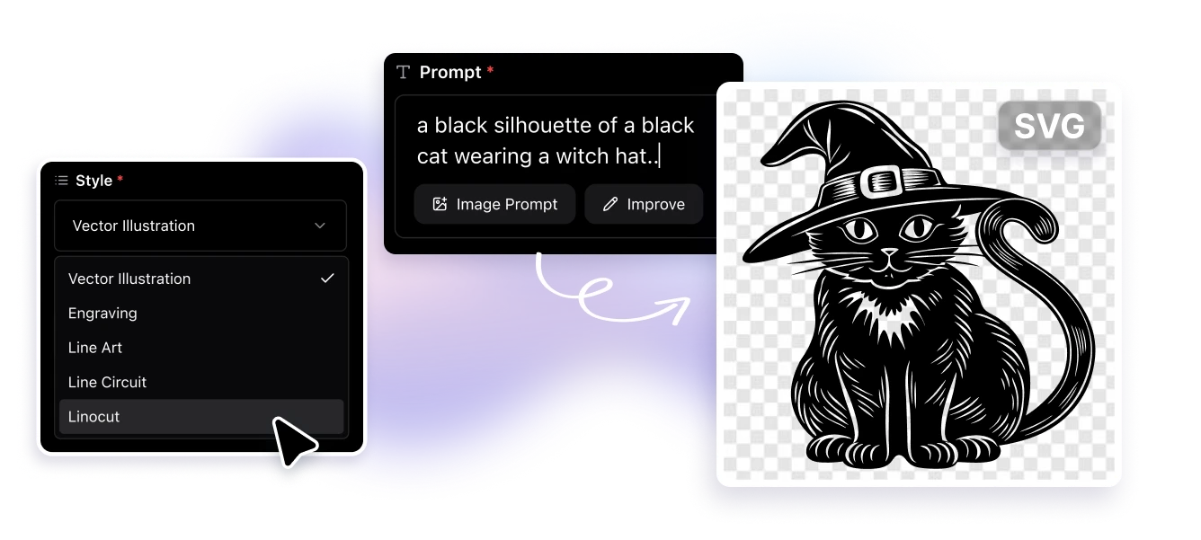 generate SVG with AI free artificial studio