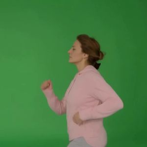 Green screen the person