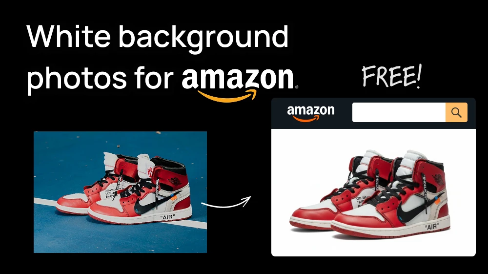 How to make white background photos for Amazon (free)