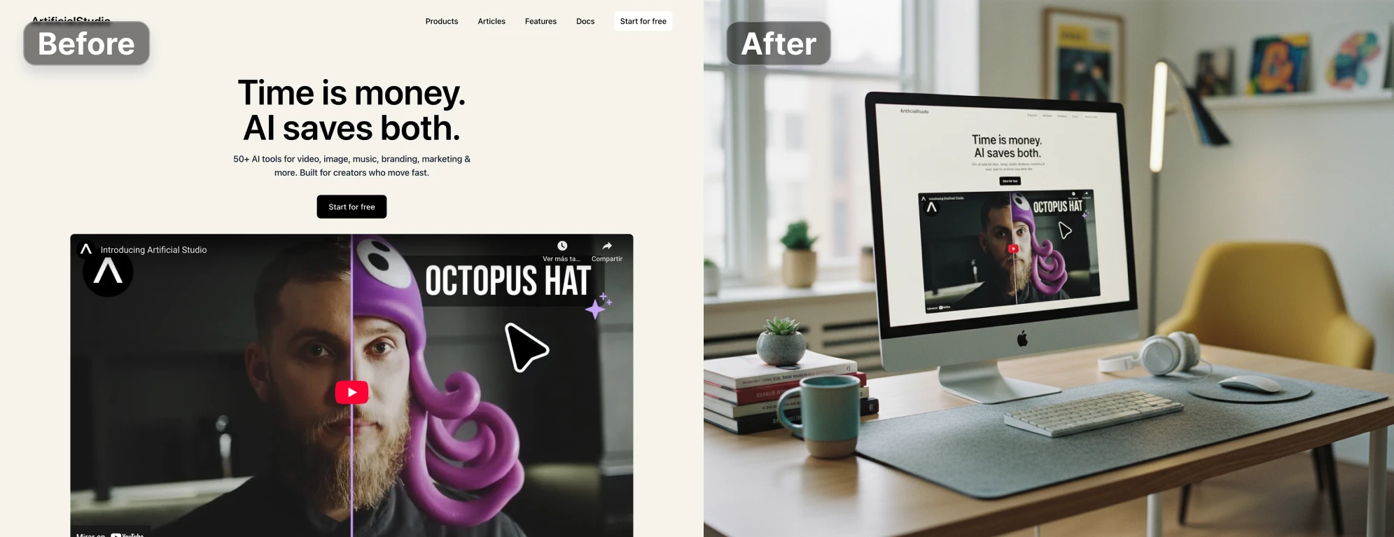 AI artificial studio nano banana pro prompts mockup