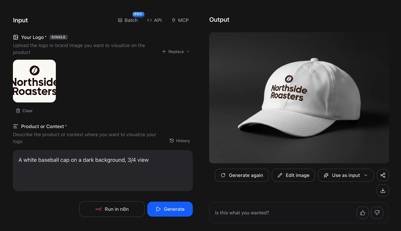 logo mockup without photoshop AI