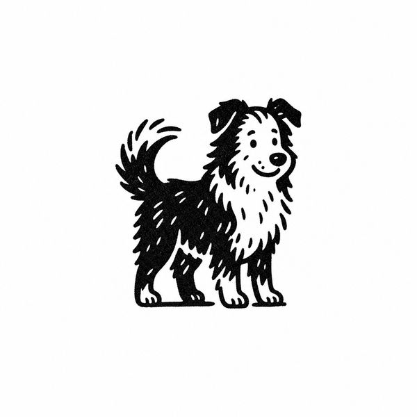 a dog
