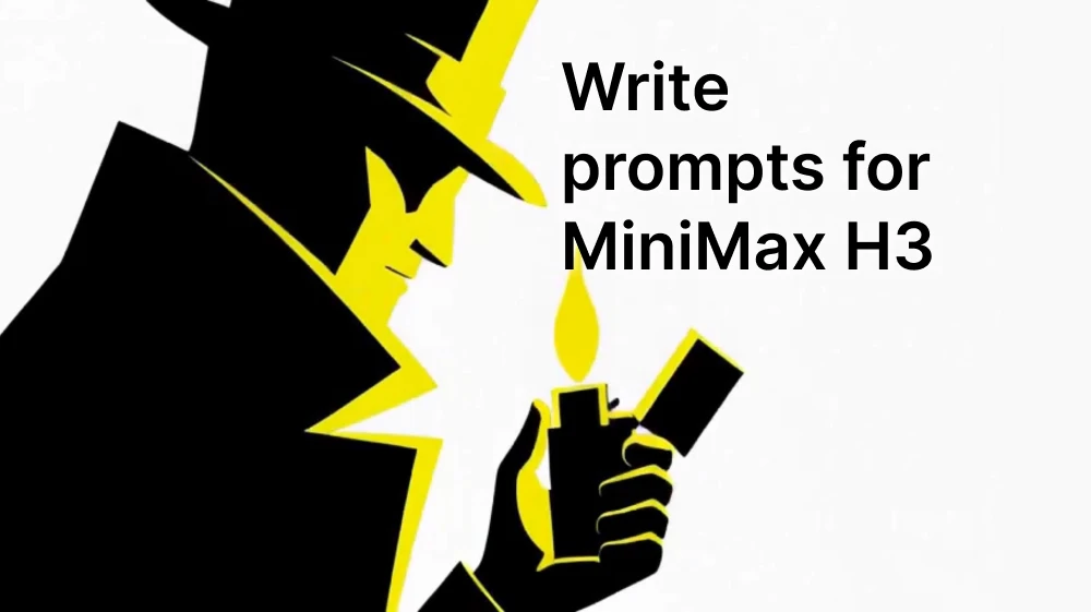 How to write Prompts for MiniMax H3 (examples, tips and full guide)