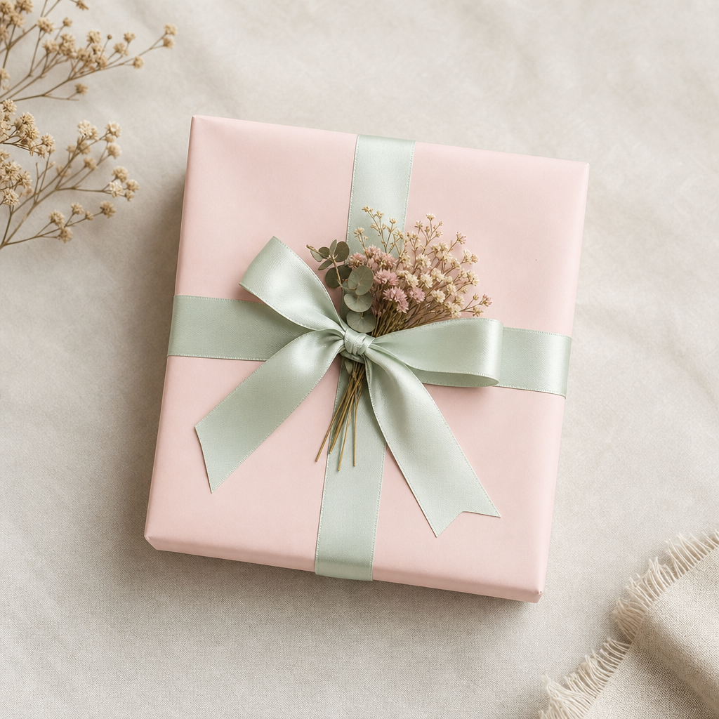 Wrapped gift box