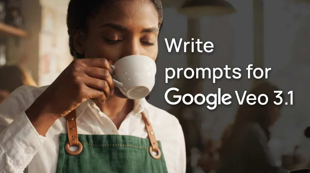 How to write prompts for Veo 3.1 (examples, tips and full guide)