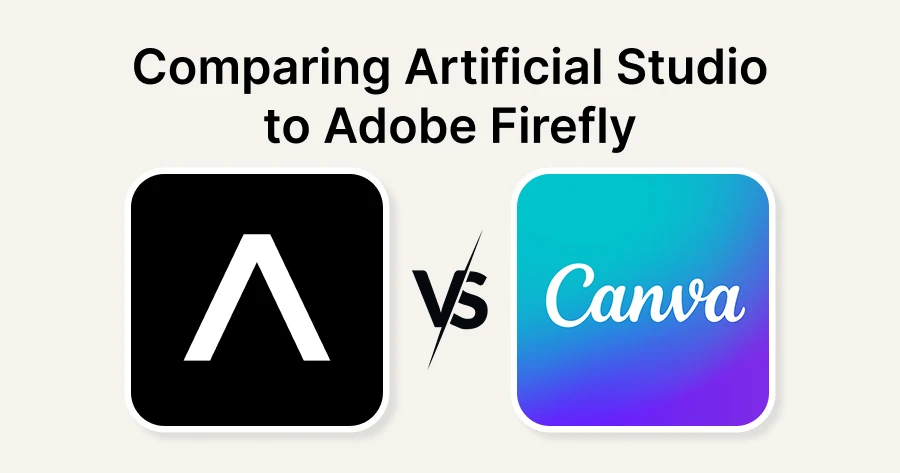 Artificial Studio vs. Canva | The AI creative platform built for output ...