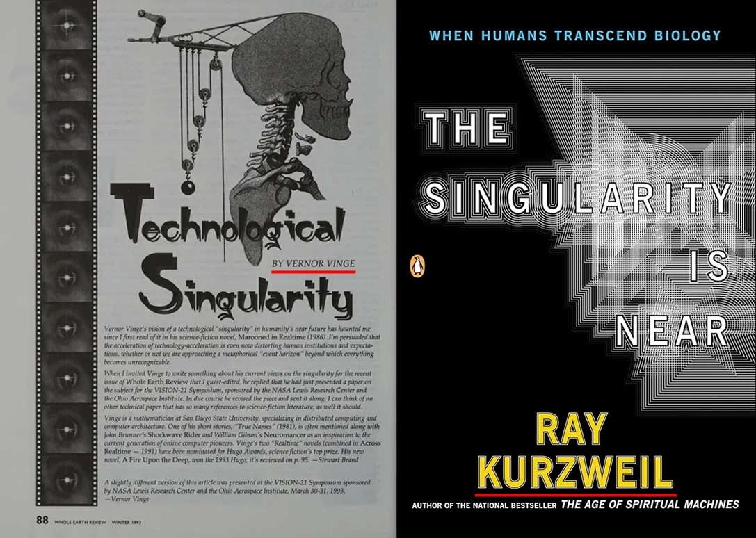 technological singularity vernor vinge ray kurzweil