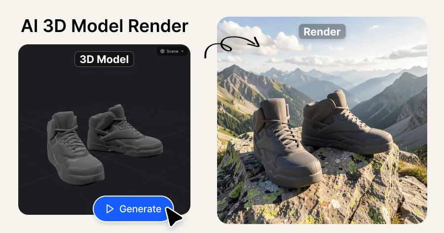 AI 3D Model Render - Turn Any 3D Model into a Photorealistic Scen ...