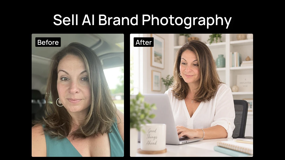 How to sell AI brand photography as a service