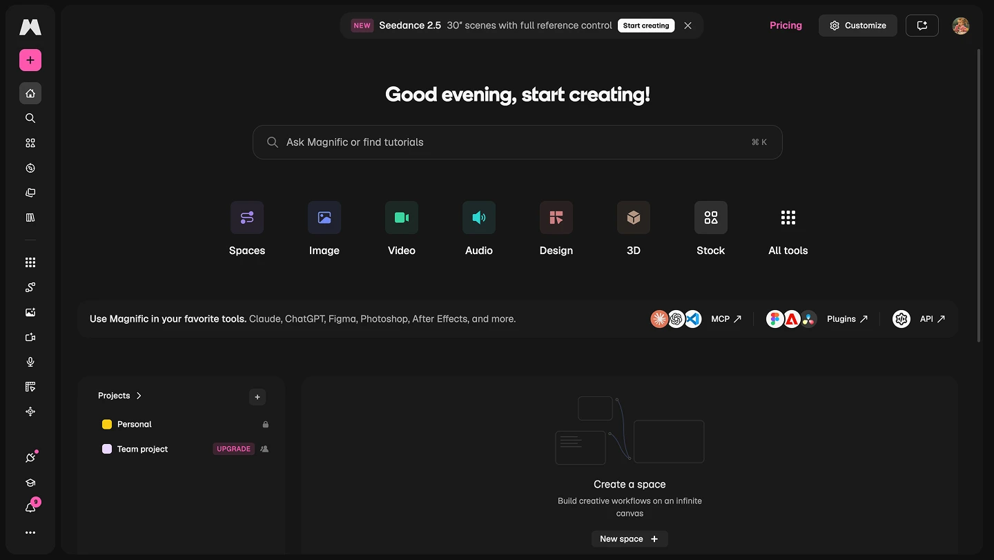 freepik magnific best all-in-one AI creative platforms in 2026