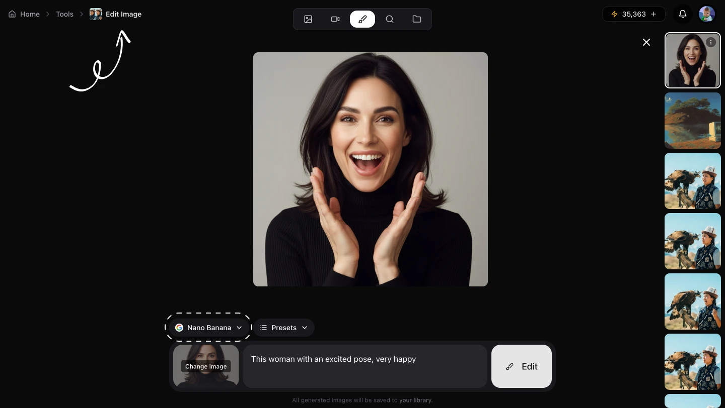 generate virtual influencer with AI artificial studio